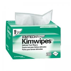 China Kimwipes Dust Free Paper Fiber Optic Cleaning Wipes 100 % Wood Pulp Cleaning Paper supplier