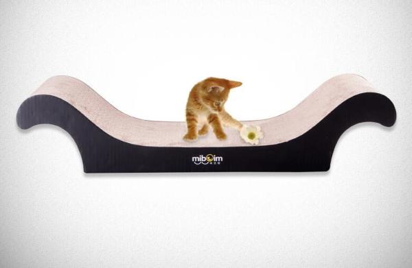 Catnip Inside Corner Cat Scratcher Corrugated Surface Long Scratching Lifetime