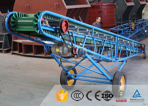 Carbon Steel Industrial Conveyor Belts High Efficiency Grain Belt Conveyor