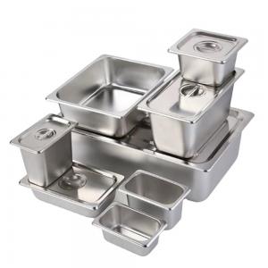 GN1/1 Stainless Steel Food Pan , Standard Size Stainless Steel GN Pan