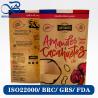 Recyclable And Biodegradable Kraft Paper Bags For Food Packaging With Transparent Windows And Customizable Printing Patterns.