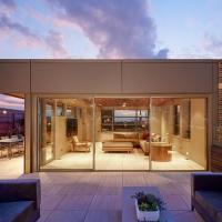 Modern Villa Luxury House Noiseless Soundproof Aluminium Sliding Door AS2047 Double Glass