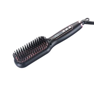 China Mini LCD Display Electric Hair Comb with 42W Power and 10 Temperature Levels for Dual-Purpose Styling wholesale