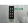 PET Heat Seal Connectors Membrane Switch Keypad with Single Sided Pressure