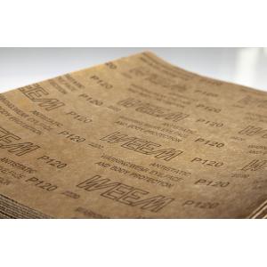 China Automobile leather P240 Grit Sandpaper Sheets , Aluminum Oxide Grain supplier