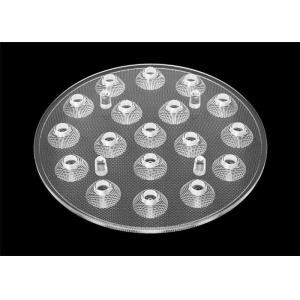 High Brightness LED Optics Lenses PMMA Material Transparent For LED Spot Lamp