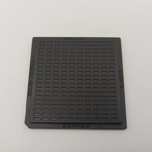 China ABS 2 Inch Waffle Pack Chip Tray For Tiny Electronic Chip supplier