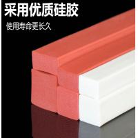 China High Temperature Close Cell Silicone Rubber Strips 1mm For Door Seal on sale