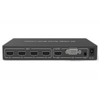 China Black HDCP 1.4 4K 4×1 Quad HDMI Multiviewer with 4 x HDMI input and 1 x HDMI output on sale