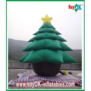 China Green Inflatable Christmas Tree Inflatable Holiday Decorations supplier