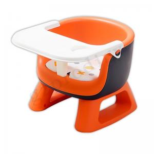 China Funny Cute Multi-purpose Baby Folding Chair Booster Seat With Removable Tray supplier