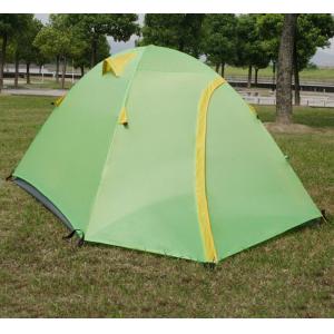 China Hot Selling 2person Double Layer Backpacking Camping Tent Windproof Waterproof with Aluminum Poles Dome Tent(HT6068) supplier