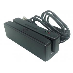 China Black  USB Hi&Lo Co 3Track Magnetic Stripe ReaderReader with dual magnetic head supplier