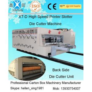 China High Precision Steel Automatic Carton Making Machine CE with Ceramic Anilox Roller supplier