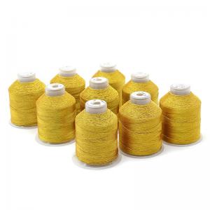 100% Polyester M Type Metallic Thread for MERCERIZED High Tensile Strength Embroidery