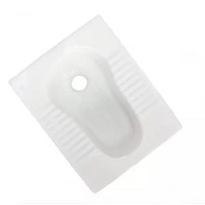 China Glossy White Squat Pan Toilet anti leakage Squatting Toilet Bowl supplier