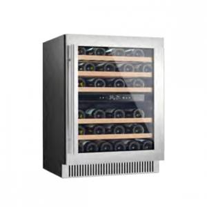 Space Saving Dual Zone Stainless Steel Fridge Cooler For Wine Beer Storage