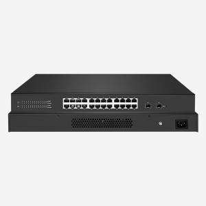 China Soporte VLAN Rack Mount Gigabit Smart Switch con 24 puertos RJ45 para una mejor conectividad y eficiencia de la red wholesale