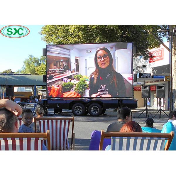 China El remolque móvil llevó la pantalla de visualización P10 Rgb 3 In1 para la publicidad al aire libre del balanceo supplier
