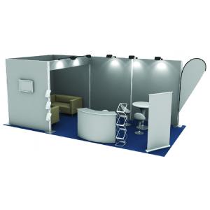China Popular portable outdoor tension fabric trade show booth/exhibition booth display for sale supplier