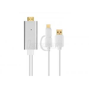 China 2 In 1 Micro USB / Type C To HDMI Adapter For Type C Phone / Samsung supplier