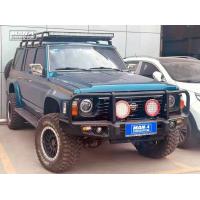 China 4x4 Nissan Patrol Y60 Front bumper Bull Bar For compatible winch on sale