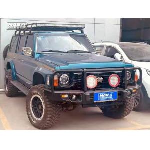4x4 Nissan Patrol Y60 Front bumper Bull Bar For compatible winch