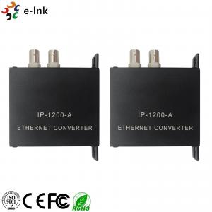 China 1CH Fiber Optic Accessories Ethernet Over Coaxial Converter With PoE+ supplier
