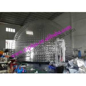 China 12m PVC Inflatable Clear Bubble Tent Water Proof Airtight Dome supplier