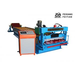 China Sheet Metal Roll Forming Machines / Roof Tile Making Machine 1 Year Warrantee supplier