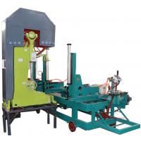China MJ3210 Vertical Woodworking Bandsaw Mill With Electric Log Carriage on sale