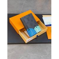 China Louis Vuitton LV X YK Mini Designer Purses Pocket Organizer Black Pumpkin Print on sale