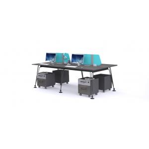 modern fashion El level MFC commercial furniture--4 seats clusters desk 2020 hot sale