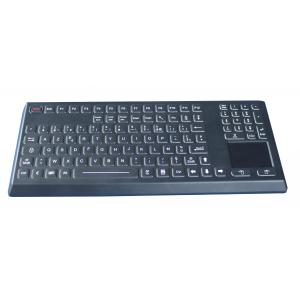 China 108 IP68 keys washable antimicrobial silicone industrial keyboard for medical supplier