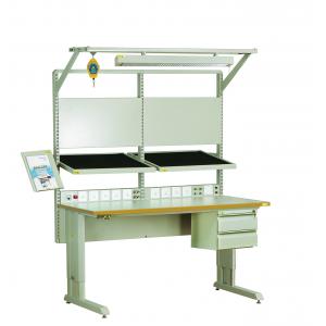 China Anti Static Adjustable ESD Workbench Heavy Duty Steel For Industrial supplier