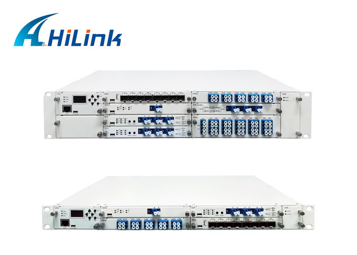 China O WDM Calibre de diâmetro de fios CWDM OTN do divisor de EDFA OLP OEO R/B controlou o chassi supplier
