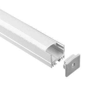 China Building LED Strip Light Channel Track aluminum Suspended Profile Surface Mounted supplier