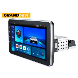 China 1280x720 Single Din Android Radio Retractable 10 Inch Touch Screen Android Car Radio supplier