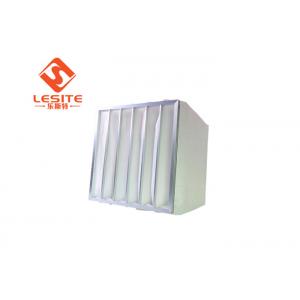 China 99.97% F9 Aluminum Bag Filter , Synthetic Fiber Filter For Air Conditioner supplier