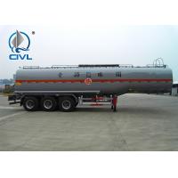 China 60CBM Oil Tanker Semitrailer Three-axle Fuel Tanker Semi-trailer aluminum semi trailer on sale