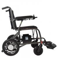 China Lightweight Aluminium Foldable Power 6km/H Multifunction Foldable Electric Wheelchair on sale