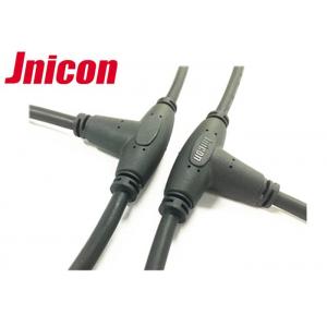 3 Way Molded Outdoor Electrical Wire Connectors With Cable For Garden Light IP68