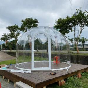 Recyclable Hotel Bubble Tents Transparent 3m Bubble Tent With LED Light