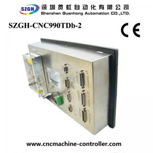 China Single Headed CNC Lathe Controller With PLC G Code / USB Interface , CE ISO Approved supplier