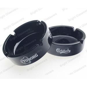 Luxury round solid color glass ashtray for sale