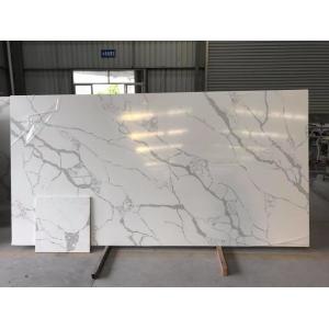 China Quartz Solid Surface Stone White Kitchen Countertops supplier
