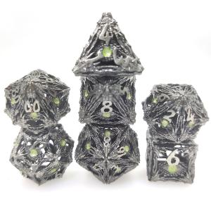 Resin Polyhedral Odorless Sharp Resin Polyhedral Dice Mini Polyhedral Dice Set