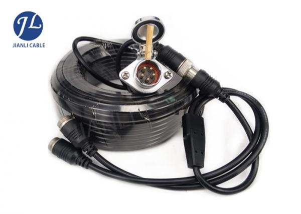 5M PU 5 Pole Backup Security Camera Wire Extension For 2 Channel Connect