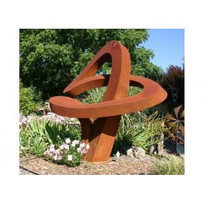 China ODM Stunning Rusty Corten Steel Garden Metal Sculpture wholesale