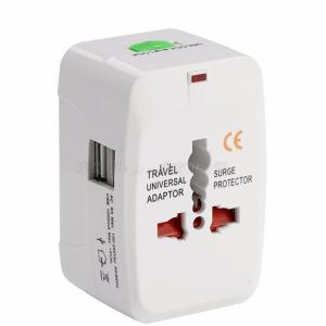 China 2 USB Global Travel Adapter , Multi Function 931L 250V Smart Socket Adapter Plug supplier